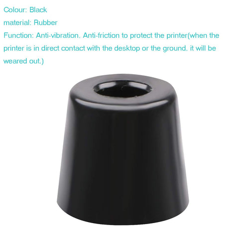MakerHawk 20 Sets Anti-Vibration Rubber Landing Mat Feet, T Sliding Nut Block, M3 Screws for 3D Printers