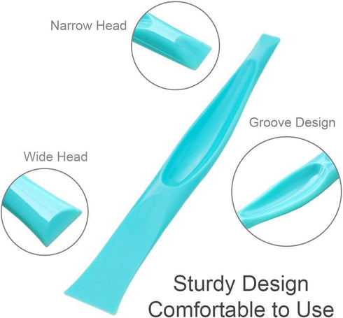 Cleaning Scraper Tool, Kitchen Plastic Scraper, Multipurpose Stiff Grill Scraper, 3 PCS