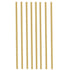 8 Pcs B Round Stock Lathe Bar Stock Kit, Solid Brass Rod, 1/8 Inch Diameter, 12 Inch Length