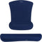 MOSISO Ergonomic Wrist Rest Support for Mouse Pad & Keyboard Set, Navy Blue Non-Slip Base Cushion for Home/Office