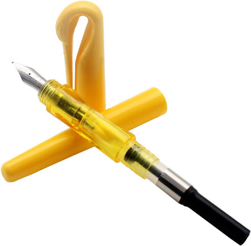 Gullor Jinhao Fountain Pen Swan Design, Set of 6 Fine Nib Pens for School Supplies, Stationery Gift