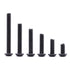 M5 x 25mm Button Head Socket Cap Screws Bolts (50 pcs), Grade 10.9 Alloy Steel, Black Oxide Finish, Full Machine Thread