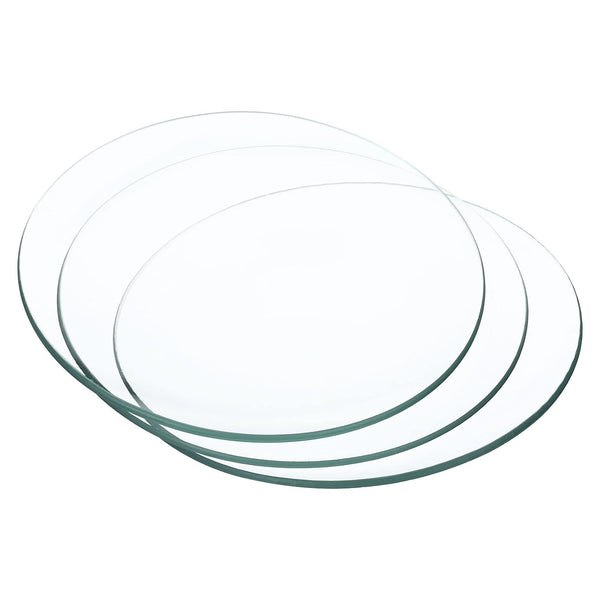 PATIKIL 3 Packs 100 mm Diameter Watch Glass, Beaker Cover with Smooth Edges for Laboratory