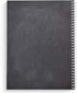 Softcover Work of Heart 8.5" x 11" Teacher Spiral Notebook/Journal, 120 College Ruled Pages, Durable Gloss Laminated Cover, White Wire-o Spiral. Made in the USA by Gotcha Covered Notebooks