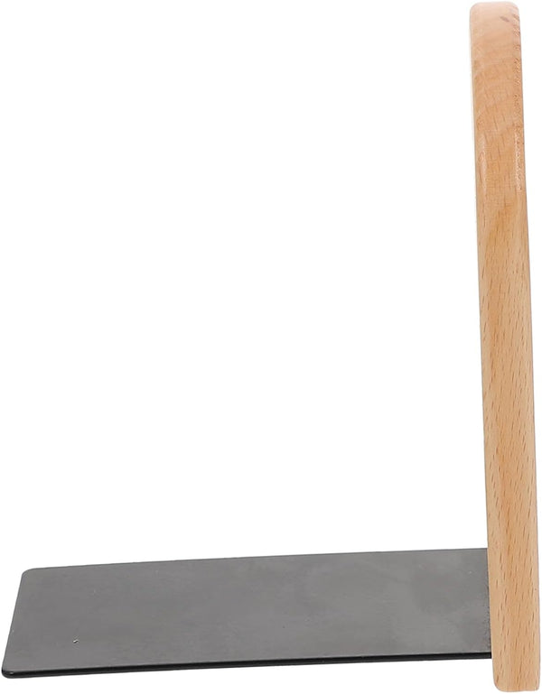 DOITOOL Desk Decir Bookends Wooden Book Fixators Notebook Holder for Desk Simple