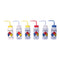 Bel-Art Products F11816-0009 Polyethylene Wash Bottles, 4-Color, 500 mL Capacity, Pack of 4