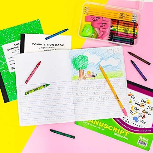 BAZIC Pink Eraser Tops, Latex Free Pencil Caps Erasers for Student Art Drawing School Supplies (20/Pack)