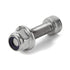 MewuDecor M4-0.7 Flange Nylon Insert Lock Nuts, Flanged Locknuts, DIN 6926, Stainless Steel 18-8 (304), 25 PCS