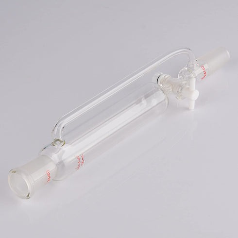 stonylab 100ml Pressure Equalizing Addition Funnel, Borosilicate Glass Dropping Funnel, 24/40 Joint with PTFE Stopcock