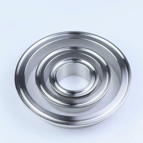 HNIGLLEEHN 1pc SS304 Applications(114mmx130) Stainless Steel Tri Clamp Ferrule - Sanitary Pipe Fitting for Homebrew