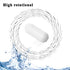 4 Pcs 20mm PTFE Magnetic Stirrer Mixer Stir Bar, White Color, Laboratory Stir Plate Magnet