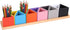 Diegimr Wooden Colored Pencil Holder, Desk Wood Colored Pencil Holder with 11 Movable