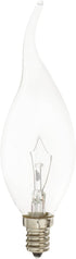 Bulbrite Incandescent CA11 Candelabra Screw Base (E12) Light Bulb, 1 Count (Pack
