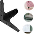4pcs 17cm Set, Garneck Black Metal Triangle Furniture Legs Cabinet Feet Replacement for Sofa, Couch, Stool and Bathroom