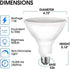 ENERGETIC LED Flood PAR38 Light Bulb, 5000K Daylight, 90W Equivalent, Efficient 11W, Wet Rated, 900 Lumens, Medium Base, Non-Dimmable, UL, 2 Pack by Energetic Lighting