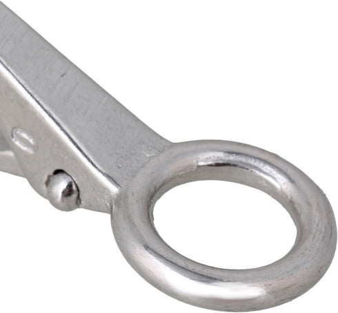 BQLZR Metal Keychains Keyring Holder Organizer, Stainless Snap Hook, 55mm