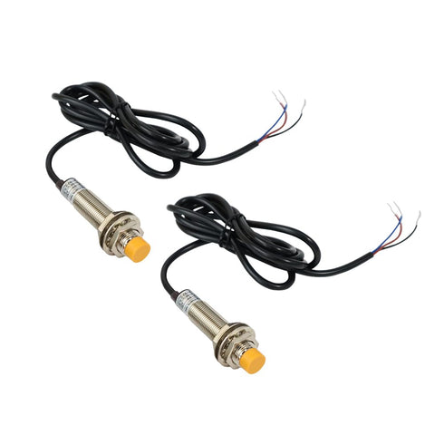 ATO 2Pcs M12 Proximity Switch NPN NO Inductive Proximity Sensor Approach Sensor for 3D Printer Probe