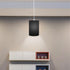E27 Round Lamp Shade for Table and Floor Lamps, Socket Compatible, Black Decorative Lampshade Cover, Modern Small Size