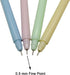 Maydahui 20PCS Rainbow Swirl Lollipops Shaped Rollerball Pens Black Gel Ink for School Office Home