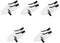 Ipetboom 5pairs Shoe Covers for Hair Stylists Hairdressing Accessories Hair Cutting Shoes Protector