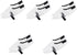 Ipetboom 5pairs Shoe Covers for Hair Stylists Hairdressing Accessories Hair Cutting Shoes Protector