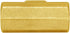 Joywayus Brass Pipe Fitting Barstock Tee, 3 Way 1/4" NPT Female Hose Fitting, Pack of 2