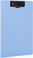File Cover Folder Clipboard - Profile Clip File Folder, 360 Degree Flip Writing Pad for A4 and Letter Size, Blue