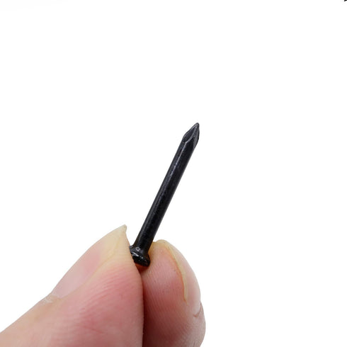 50pcs Hardware Nails 1.2 inch Length, Carbon Steel Point Tip Wall Cement Masonry Nails for Woodworking