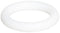 327 PTFE O-Ring, 55D Durometer, White, 1-3/4" ID, 2-1/8" OD, 3/16" Width (Pack of 5)