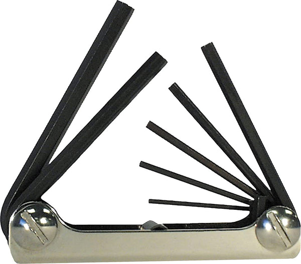 EKLIND 20812 Steel Handle Fold-up Hex Key Allen Wrench - 8pc Set SAE Inch Sizes
