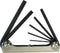 EKLIND 20812 Steel Handle Fold-up Hex Key Allen Wrench - 8pc Set SAE Inch Sizes