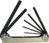 EKLIND 20812 Steel Handle Fold-up Hex Key Allen Wrench - 8pc Set SAE Inch Sizes