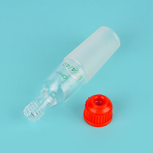 Glass Thermometer Inlet Adapter for Distillation Apparatus, 24/40 Inner Joint, 80mm Height