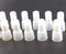 Rextin 100pcs CE8 Closed End Wire Crimp Connectors, Protective Wire Crimp Cap Terminals