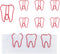 Muka 100 Pcs Red Tooth Paper Clips, Cute Vinyl Coated for Document Organizing, 1 2/5"L x 1 1/5"W