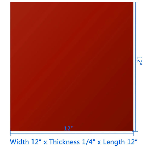 WochiTV Adhesive Solid Rubber Sheet, 12" Wide x 1/4" Thick x 11" Long Self Stick Black Neoprene Rubber Rolls