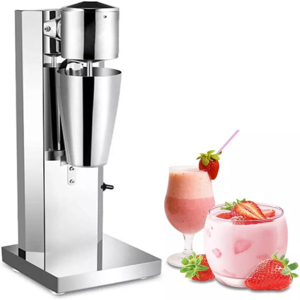 Qgnaewnoyj Commercial Milkshake Maker | 180W 18000RPM, Stainless Steel Drink Mixer for Smoothies,