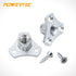 POWERTEC 5/16-18 T Nuts, 8 Pcs | Screw-On Tee Nuts for Wood Working, Rock Climbing Holds, and Furniture