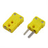 K Type Thermocouple Plug Adapter Set - Mini Male/Female Wire Connector for RTD Circuits