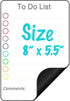 Dry Erase Small Magnetic To Do List White Board A5 for Fridge, Lined Dry Erase Todo List, Daily Planner