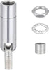 RecDec 2 Pack Sloped Ceiling Light Adapter Adjustable Angle Connector Rods for Semi Flush Mount Ceiling Light Fixture