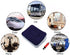 Inflatable Travel Footrest Pad Foot Rest Pillow Soft Flocking Pillow Flights Relax Cushion Ottomans Leg Up with Air