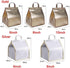 Generic 5pcs Delivery(Silver,8inch) Insulated Take Out Bags Thermal Lunch Grocery Take Out Bags for Coffee Milk Tea Hot