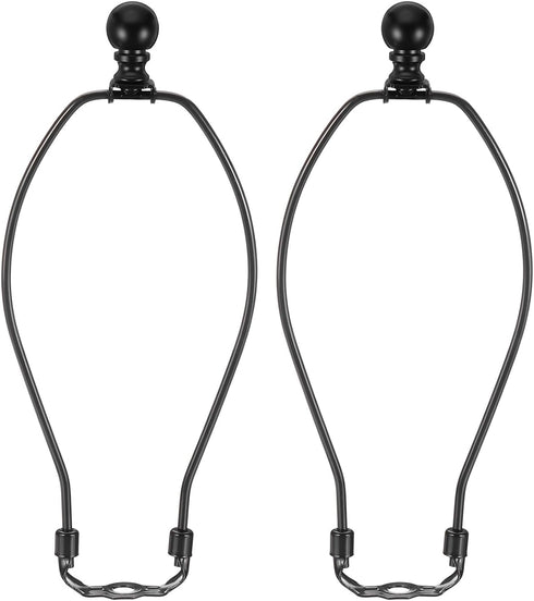 PATIKIL 10 Inch Lamp Harp Kit with Finial, 2 Set Detachable Shade