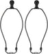 PATIKIL 10 Inch Lamp Harp Kit with Finial, 2 Set Detachable Shade