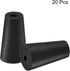 MECCANIXITY Rubber Tapered Plug 10mm to 15mm with Hole, Test Tubes Bungs Stopper Black for Lab Home, 20 Pieces