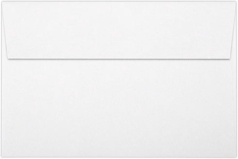 LUXPaper A9 Invitation Envelopes | 5 3/4" x 8 3/4" | White | Peel & Press | 80lb. Text | 50 Qty