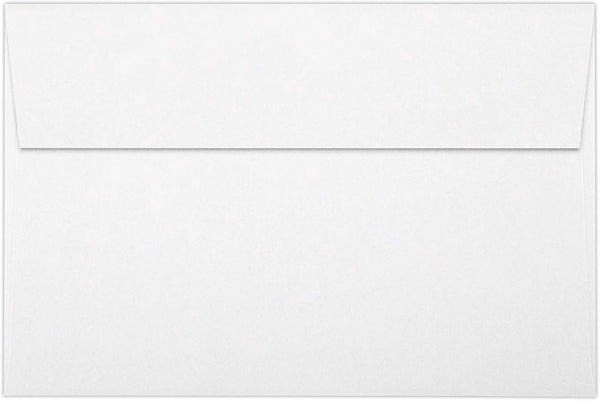 LUXPaper A9 Invitation Envelopes | 5 3/4" x 8 3/4" | White | Peel & Press | 80lb. Text | 50 Qty