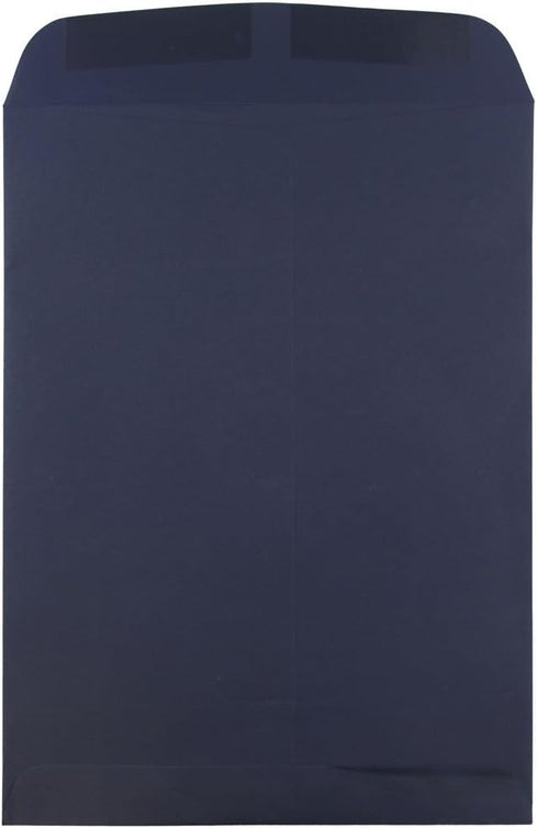 JAM PAPER 9 x 12 Open End Catalog Premium Envelopes - Navy Blue - 25 Pack