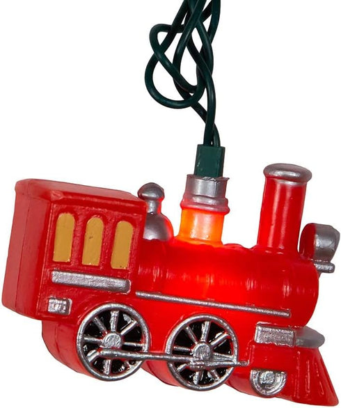 10-Light Set Kurt S. Adler UL Red Train Light
